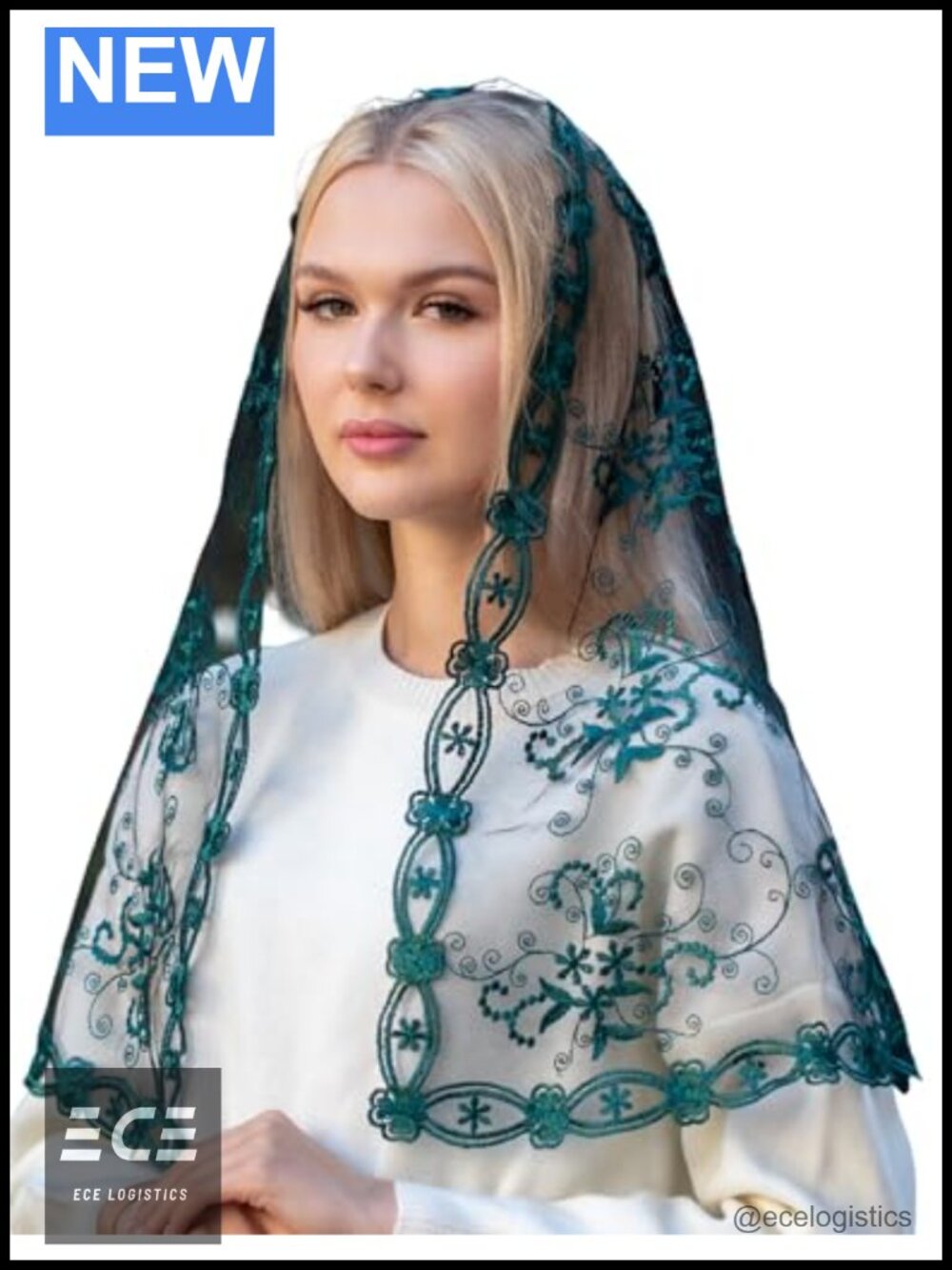 Catholic Mantilla Mass Infinity Veil Lace Church Head Covering Long
